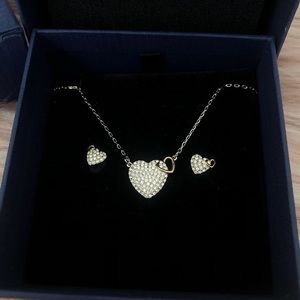 NWT Swarovski Necklace and matching Earring Set